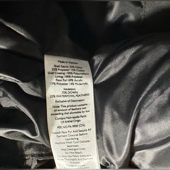 Eddie Bauer Women's Crystal Ridge Down Parka Allied Size Large Black Color New - Picture 10 of 10